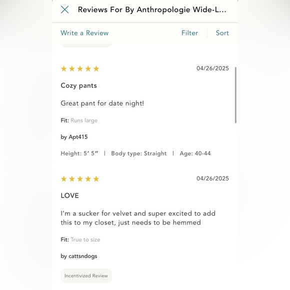 NWT new small Anthropologie wide leg velvet pants black - Picture 15 of 17